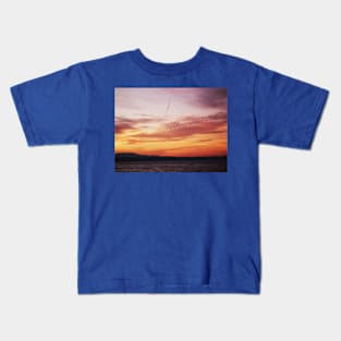 Wispy Warm Sky Kids T-Shirt